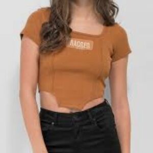 Ragged cropped top